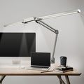 41" Pro LED Task Lamp with Clamp – 3000 Lumens, CRI 95, Dimmable, 3 Color Modes, Silver
