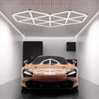 Heart-Shaped 22,360 Lumens LED Car Ceiling Light for Auto Shops, Salons & Gyms, Cool White