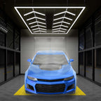 12-Arrow Ultra-Bright 42,240 Lumens LED Ceiling Light with Hanging Kit for Shops & Gyms, Cool White