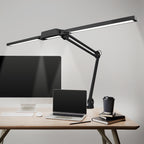41" Pro LED Task Lamp with Clamp – 3000 Lumens, CRI 95, Dimmable, 3 Color Modes, Black