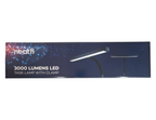3000 Lumens Desk Lamp with Clamp – 31.5” Wide Shade, 5 Light Modes, Dimmable Monitor Light, White