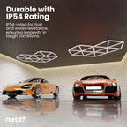 Heart-Shaped 22,360 Lumens LED Car Ceiling Light for Auto Shops, Salons & Gyms, Cool White