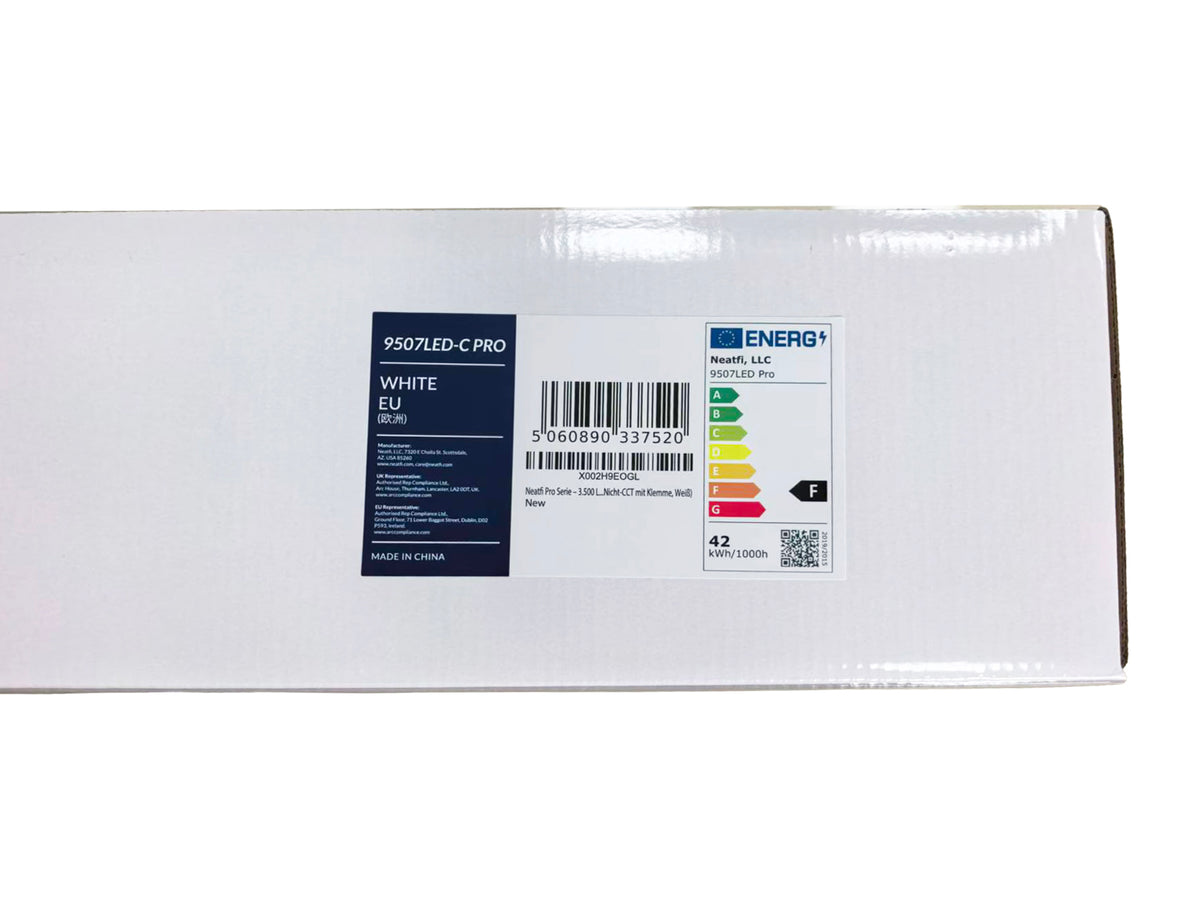 Lampe de bureau professionnelle à LED 26" – 3500 lumens, IRC 95, intensité variable pour bureau et loisirs créatifs, blanc