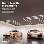 3 Rectangles 52,800 Lumens LED Ceiling Light with Hanging Kit for Shops & Gyms, Cool White (Good-as-New)