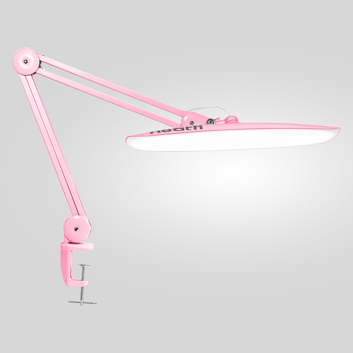 Pro Series 20” LED Desk Lamp – True Color Accuracy (CRI 95), 2200 Lumens, Dimmable & Adjustable Arm, Pink