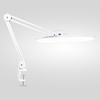 20” Wide Head LED Desk Lamp with Clamp – 2200 Lumens Task Light for Home Office & Crafts, White
