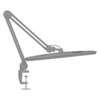 23” Wide Shade, 2200 Lumens LED Desk Lamp with Base – Dimmable, Eye-Caring Task Light, Silver