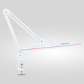 23” Wide Shade, 2200 Lumens LED Desk Lamp with Clamp – Dimmable, Eye-Caring Task Light, Pink Ring