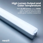 Heart-Shaped 22,360 Lumens LED Car Ceiling Light for Auto Shops, Salons & Gyms, Cool White
