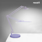 9.84" Weighted Round Base – Sturdy Replacement Lamp Base for Desk & Magnifying Lamps, Lavender