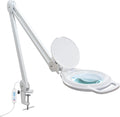 Pro LED Magnifying Lamp, 1200 Lumens, CRI 95, Glass Lens, White