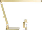 Professional Pro LED Task Lamp, 20W, CRI 95, Stepless Dimming, Gold