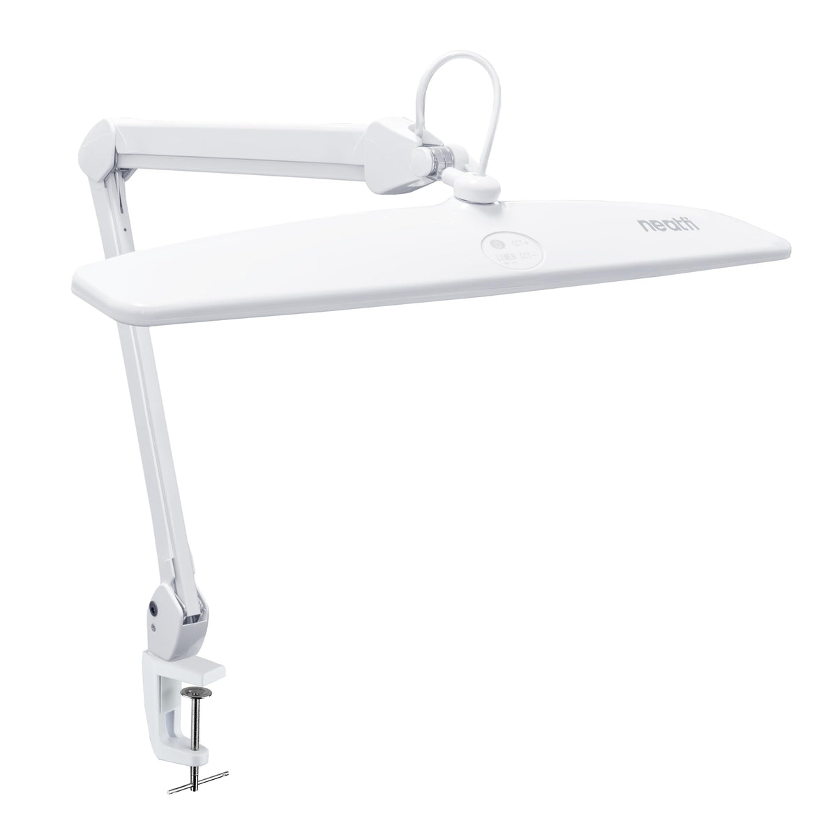 Elite Pro LED Desk Lamp with Clamp, 24W, CRI 95, Dimmable, CCT, White