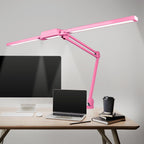 41" Pro LED Task Lamp with Clamp – 3000 Lumens, CRI 95, Dimmable, 3 Color Modes, Pink
