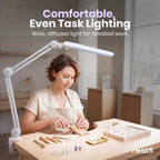 Pro LED Task Lamp, 1200 Lumens, 30W, CRI 95, 360 LEDs, White