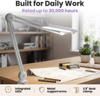 Pro LED Task Lamp, 1200 Lumens, 30W, CRI 95, 360 LEDs, White