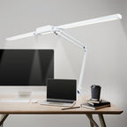 41" Pro LED Task Lamp with Clamp – 3000 Lumens, CRI 95, Dimmable, 3 Color Modes, White