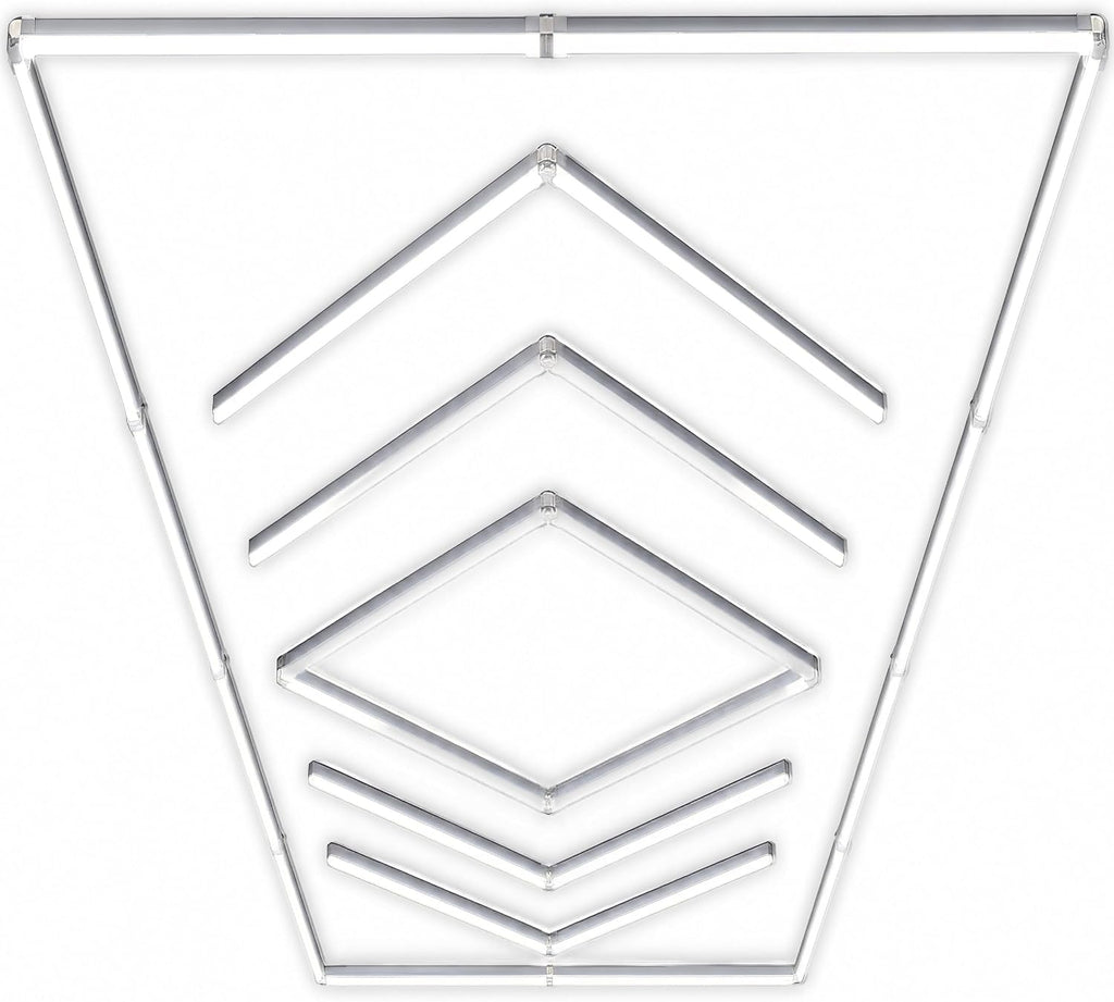 42,240 Lumens 384W, Layered Arrows LED Garage Light, Close-to-Ceiling, Cool White