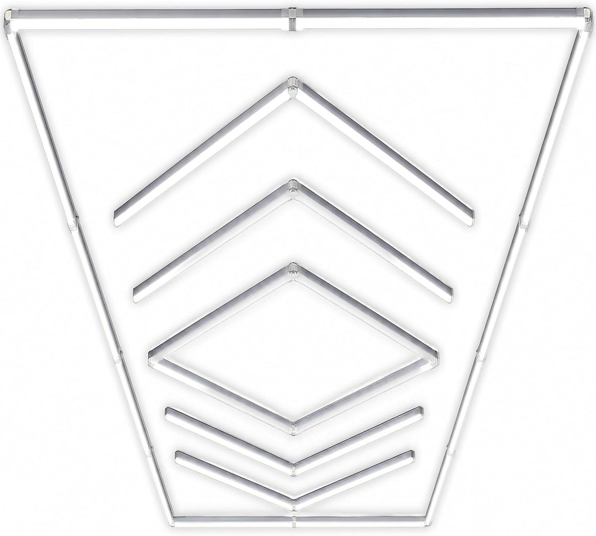 42,240 Lumens 384W, Layered Arrows LED Garage Light, Close-to-Ceiling, Cool White