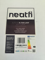 1600 Lumens LED Desk Lamp with Clamp – 22" Wide Shade, Adjustable & Non-polar Dimming Light, White