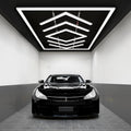 42,240 Lumens 384W, Layered Arrows LED Garage Light, Close-to-Ceiling, Cool White