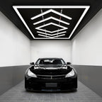 42,240 Lumens 384W, Layered Arrows LED Garage Light, Close-to-Ceiling, Cool White