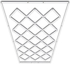 74,800 Lumens LED Garage Light, 23 Diamond Grids, Close-to-Ceiling, Cool White