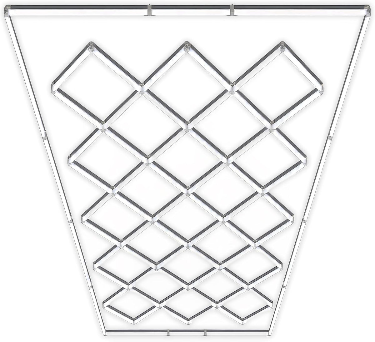 74,800 Lumens LED Garage Light, 23 Diamond Grids, Close-to-Ceiling, Cool White