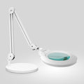 7” Wide Acrylic Lens LED Magnifying Lamp with Base – 1600 Lumens, Dimmable for Close Works, White
