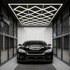 74,800 Lumens LED Garage Light, 23 Diamond Grids, Close-to-Ceiling, Cool White
