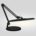 2200 Lumens LED Desk Lamp with Base – 23" Wide Shade, Dimmable, 3 Light Modes, Black