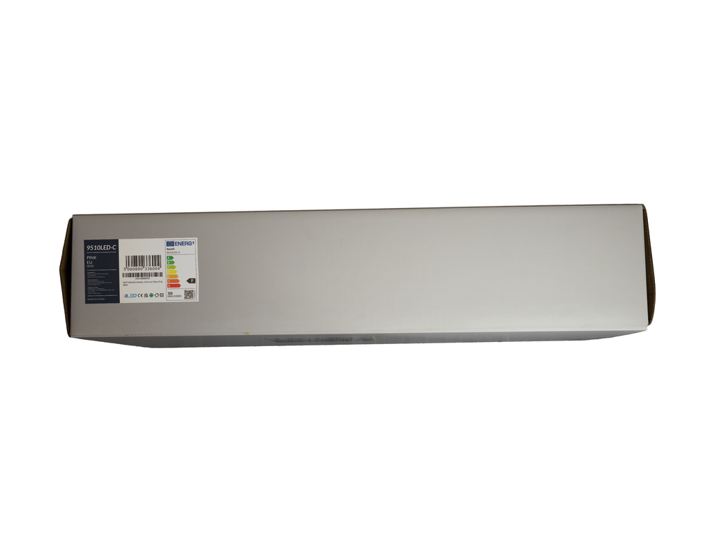 Lámpara de mesa LED de media luna con abrazadera – 2500 lúmenes, 5 modos de luz para decoración de uñas y tratamientos faciales, rosa