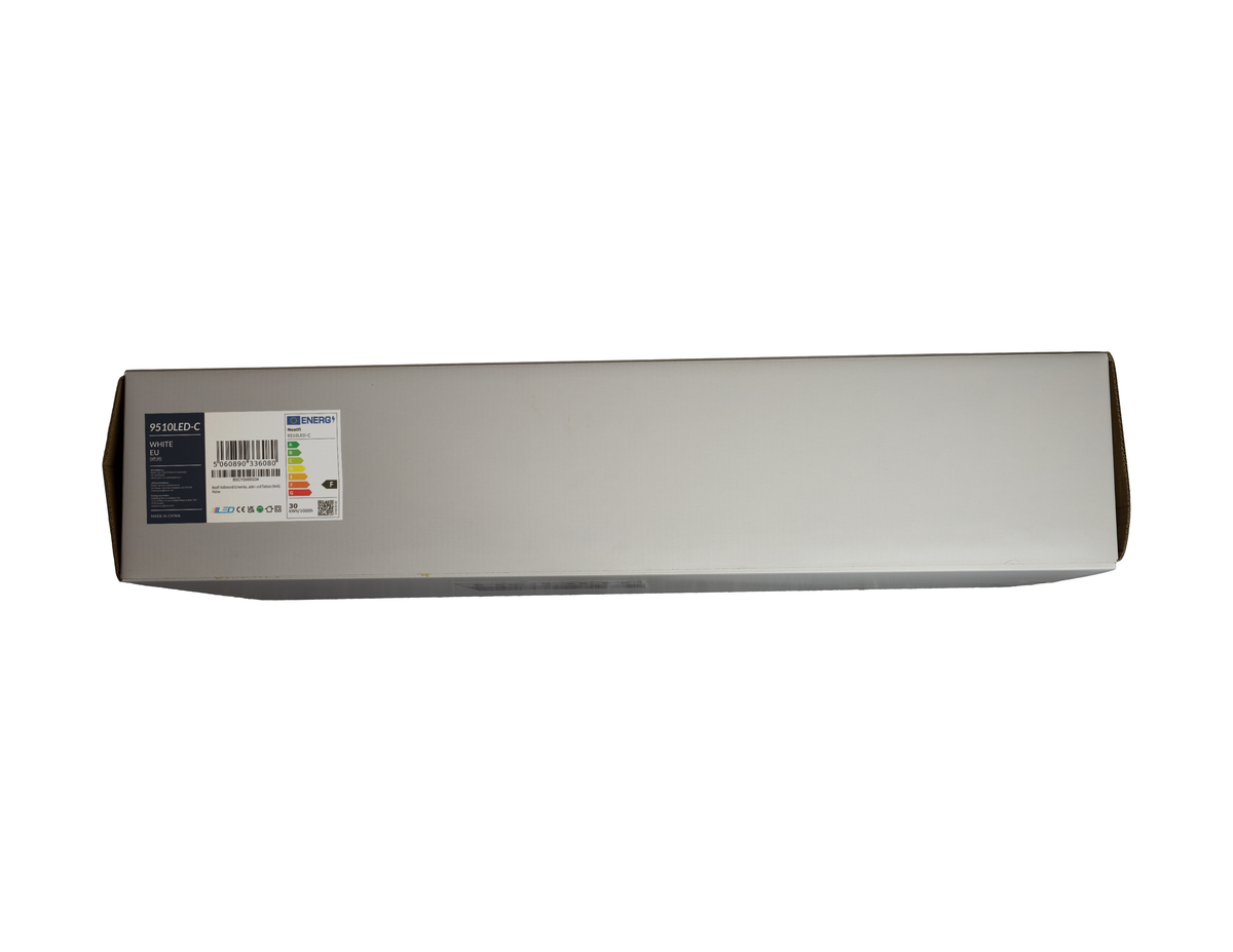 Lámpara de mesa LED de media luna con abrazadera – 2500 lúmenes, 5 modos de luz para decoración de uñas y tratamientos faciales, blanco