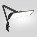 3500 Lumens LED Desk Lamp – 26” Ultra-Wide Shade, Non-Flickering Task Light with Clamp, Black