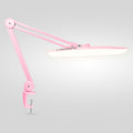 2200 Lumens LED Desk Lamp with Clamp – 20” Wide Shade, 3 Light Modes, Dimmable Task Light, Pink
