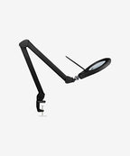 6" Glass Lens LED Magnifying Lamp – Non-polar Dimming Light for Sewing & Jewelry Making, Black