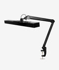 3000 Lumens Flex Desk Lamp with Clamp, Metal Arm – 28" Wide, 5 Light Modes, Dimmable Light, Black