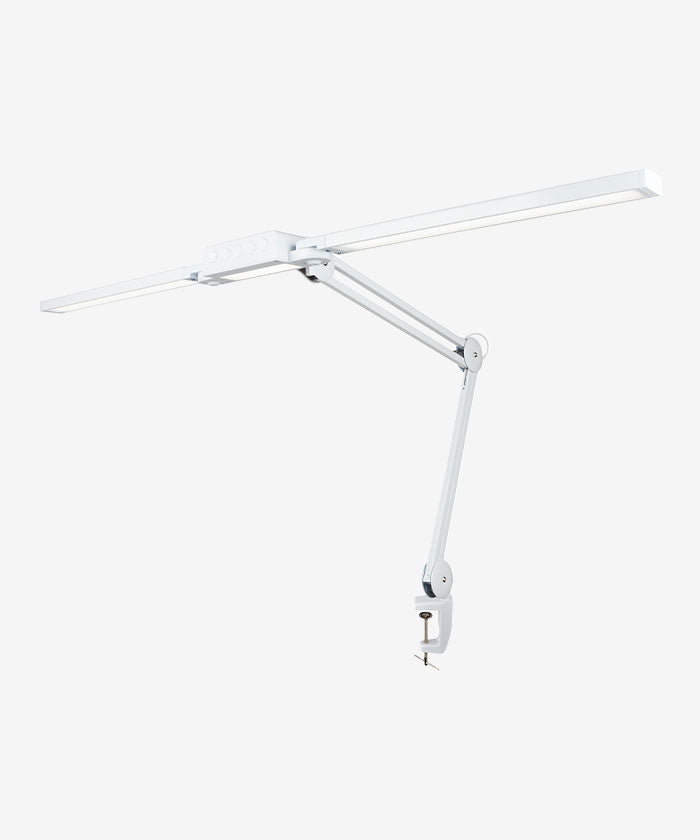 41" Pro LED Task Lamp with Clamp – 3000 Lumens, CRI 95, Dimmable, 3 Color Modes, White