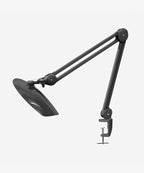 20” Wide Head LED Desk Lamp with Clamp – 2200 Lumens Task Light for Home Office & Crafts, Space Gray