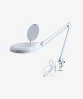 LED Magnifying Lamp with Clamp, 5 Diopter, Dimmable - White