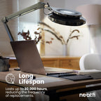 3000 Lumens Pro LED Desk Lamp, Dimmable, CRI 95, CCT, Black