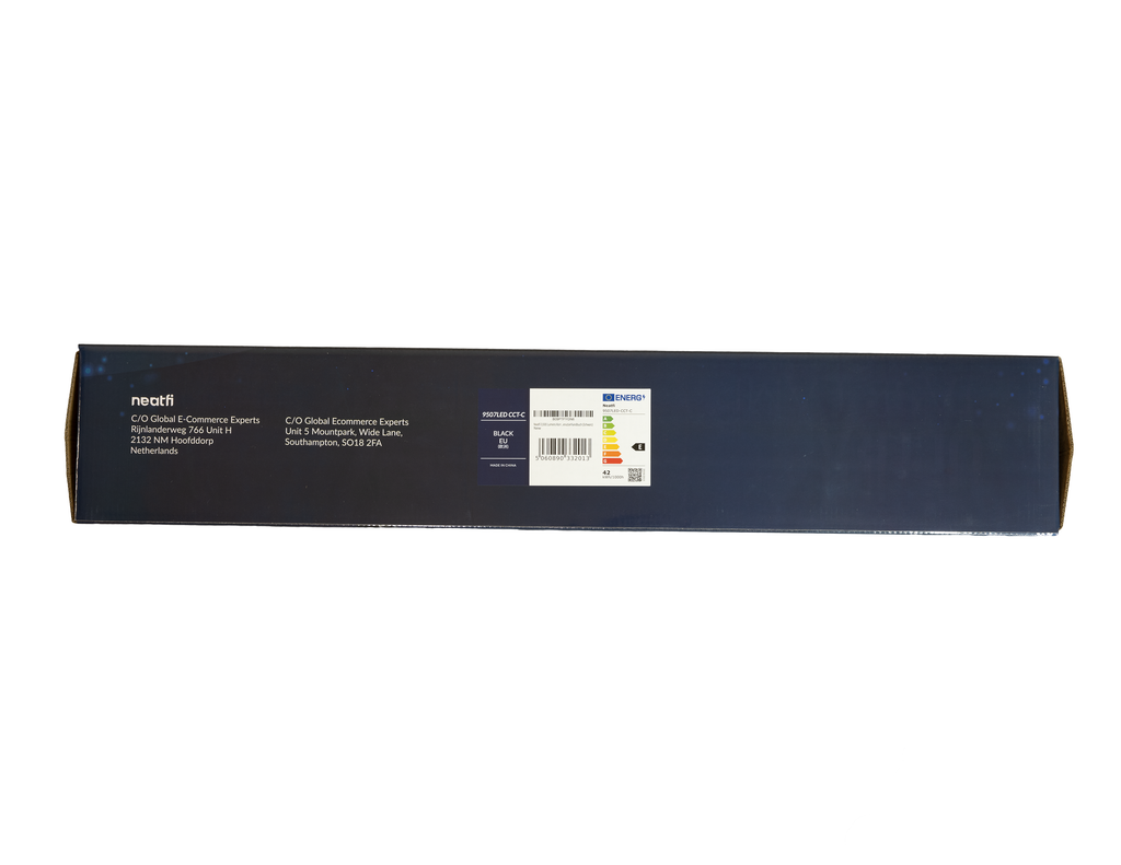 neatfi packaging side view with labels