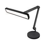 2500 Lumens LED Desk Lamp with Base – 22" Wide Shade, 5 Color Modes for Nails & Crafts, Black