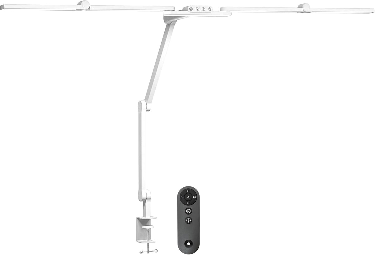 Auto-Dimming Pro LED Desk Lamp, 2450 Lumens, CRI 95, CCT, White
