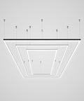 3 Rectangle Shape LED Ceiling Light, Car Garage Light with Hanging Kit