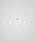 Heart-Shaped Modern LED Car Garage Light with Hanging Kit - Cool White