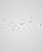 Heart-Shaped Modern LED Car Garage Light with Hanging Kit - Cool White