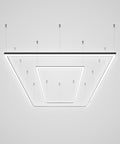 Car Garage Light 2 Rectangles with Hanging Kit