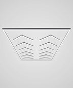 12-Arrow Shape Ultra-Bright LED Ceiling Light – 42,240 Lumens for Warehouses & Gyms