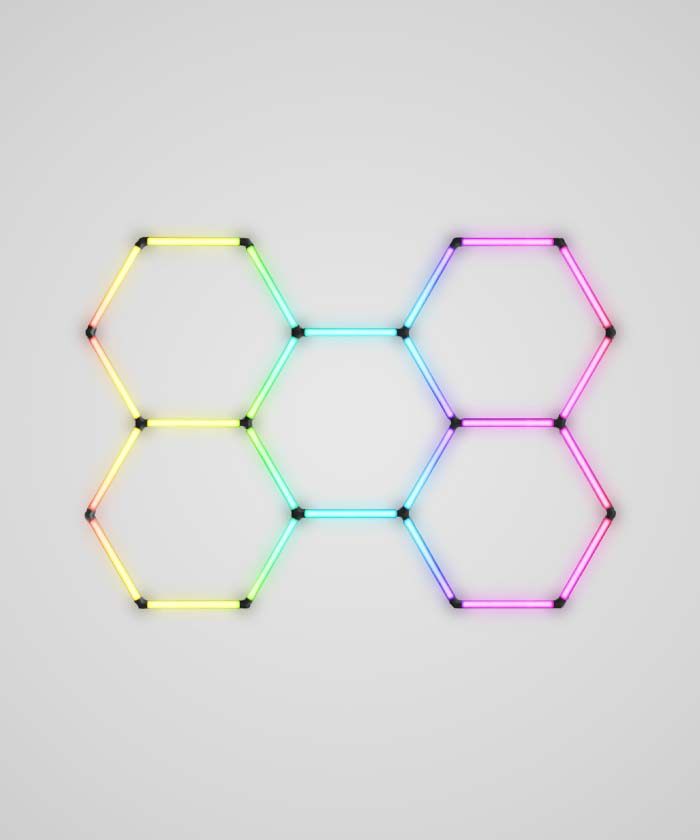 Neatfi 5 Hex Car Garage Light RGB